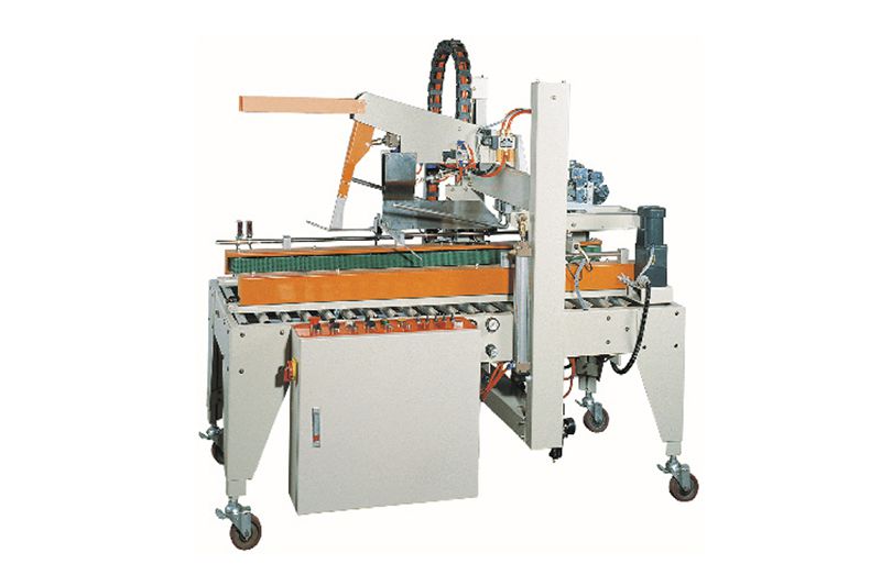 Selladora de Cajas, Automática con Función de Grapado y Doblado de Solapas RPJ-03R